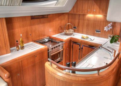 sailing yacht charter Mustique galley