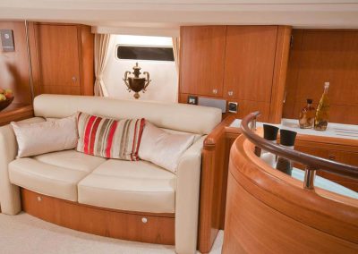 sailing yacht charter Mustique lounge 3