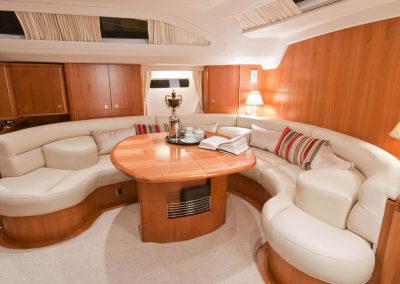 sailing yacht charter Mustique lounge 2