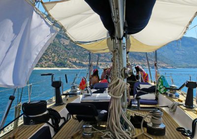 Sailing Yacht Charter Shaitan Deck