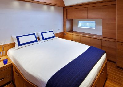 VIP cabin on Charter Sailing Yacht Thalima