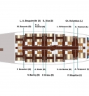 Layout of Charter Sailing Yacht Rhea 