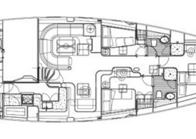 Layout of Sailing Yacht Ocean Phoenix