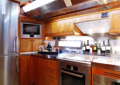 Galley of Sailing Yacht Ocean Phoenix