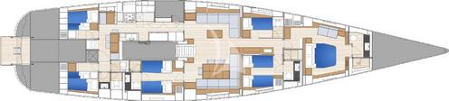 segelyach aragon yachtcharter layout